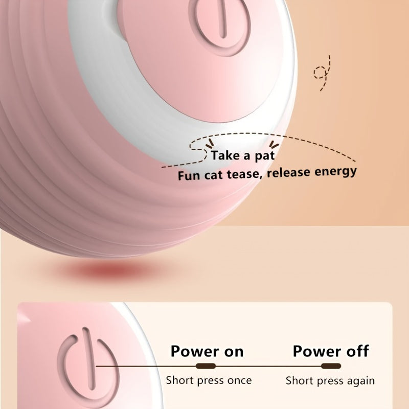 Smart Interactive Cat Toy - USB Rechargeable, Automatic Rolling