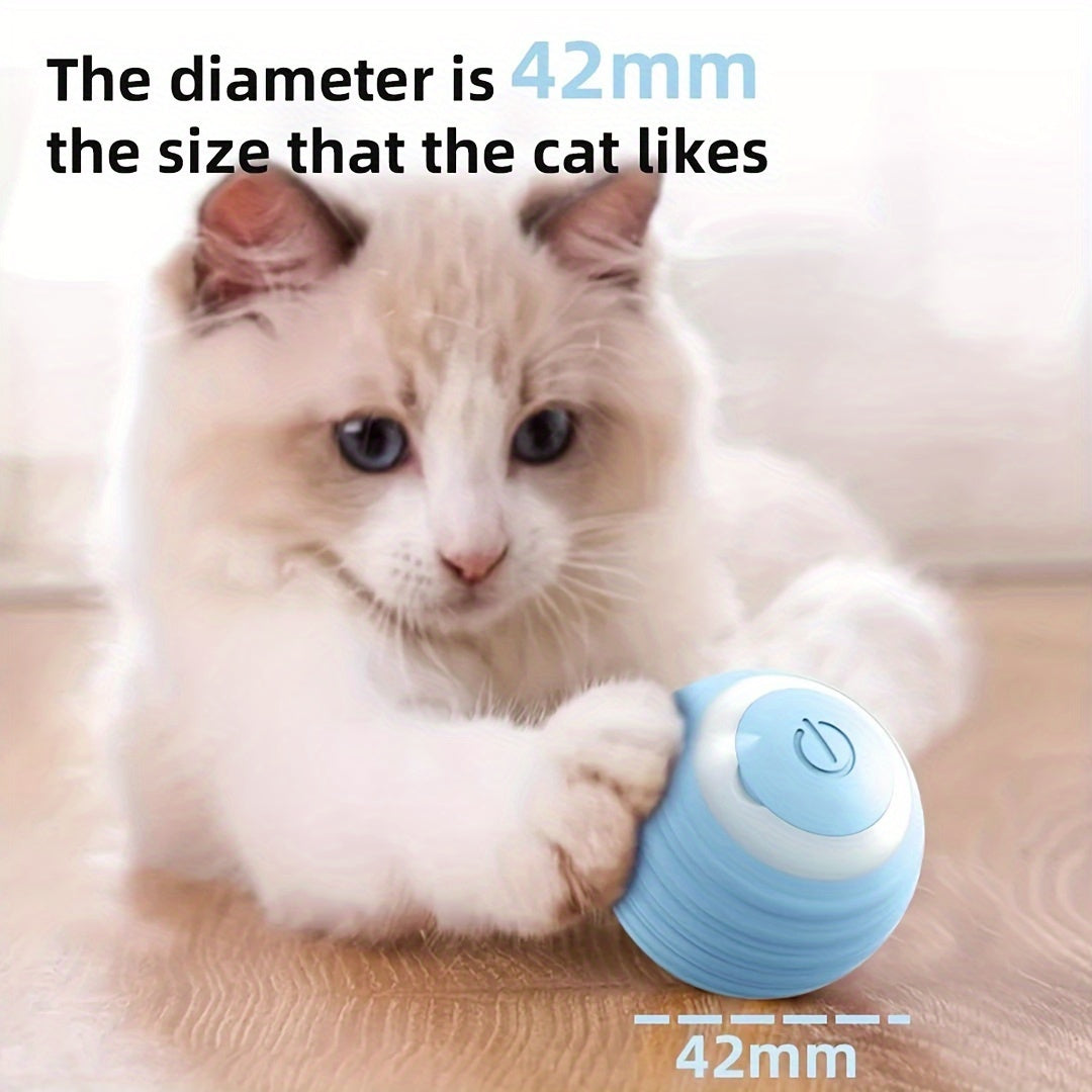 Smart Interactive Cat Toy - USB Rechargeable, Automatic Rolling