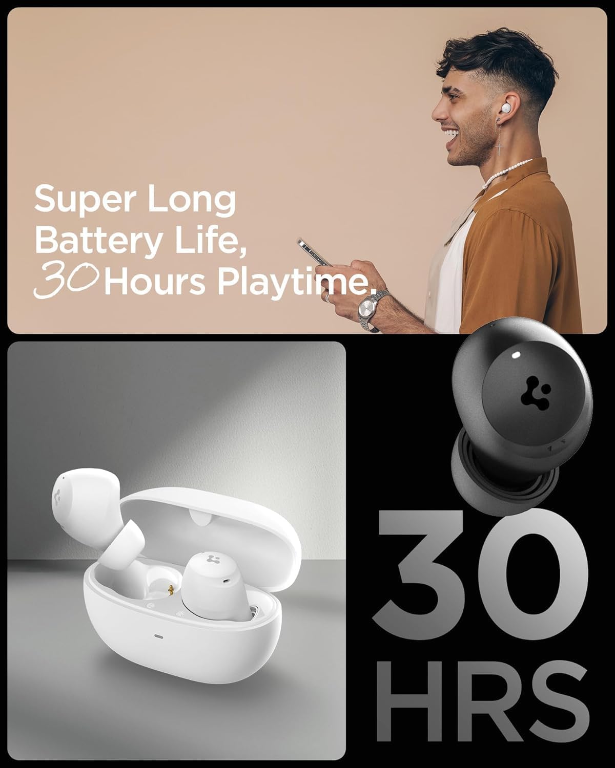 Spigen True Wireless In Ear Earbuds SA-TW P10,