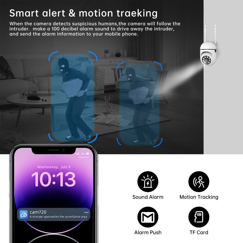 Night Vision Wireless WIFI 1080P Full HD Indoor/Outdoor Camera 2-Way