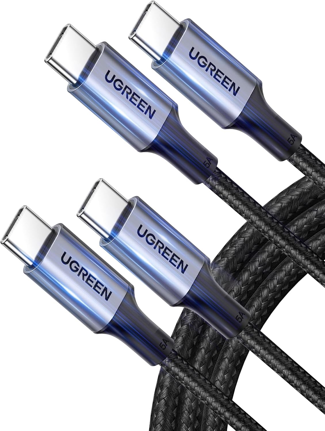 UGREEN USB C Cable 1M, 60W Nylon-Braided Cord