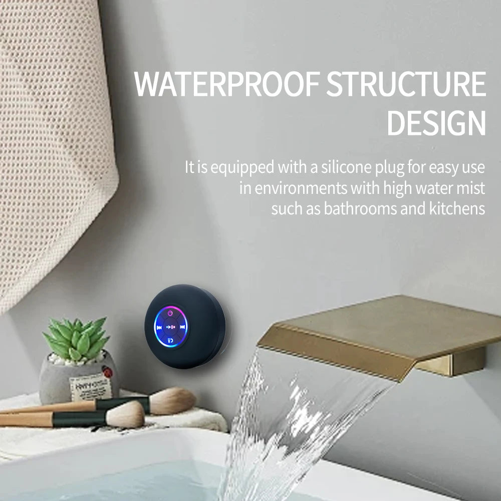 Bluetooth Speaker Portable Wireless Mini LED