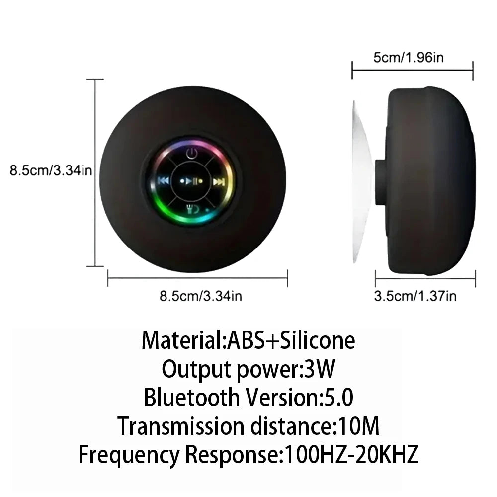 Bluetooth Speaker Portable Wireless Mini LED