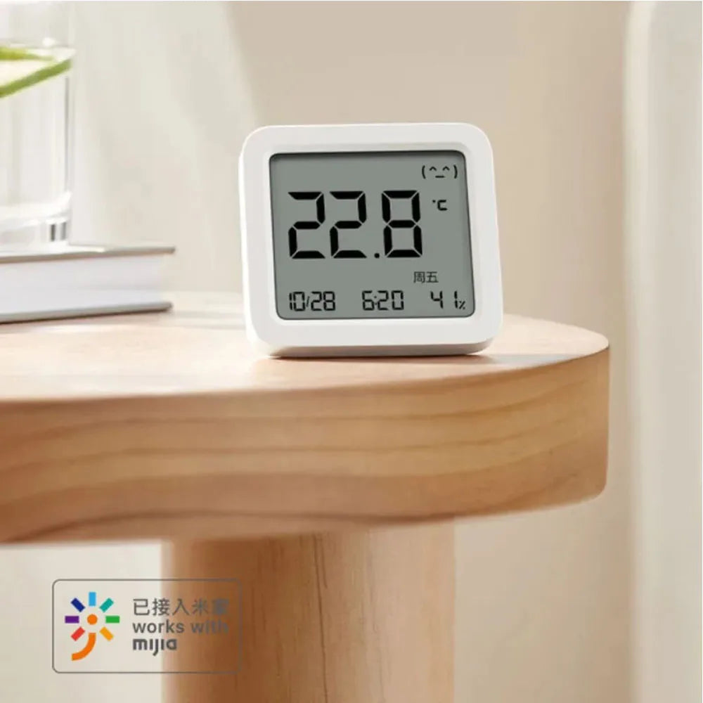 Xiaomi Mijia Smart Bluetooth Thermometer 3 Mesh LCD Wireless Electric Digital Hygrometer Temperature Humidity Works with Mijia