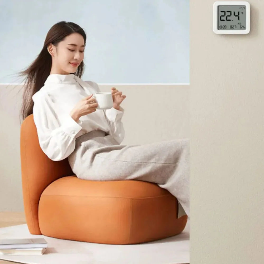 Xiaomi Mijia Smart Bluetooth Thermometer 3 Mesh LCD Wireless Electric Digital Hygrometer Temperature Humidity Works with Mijia