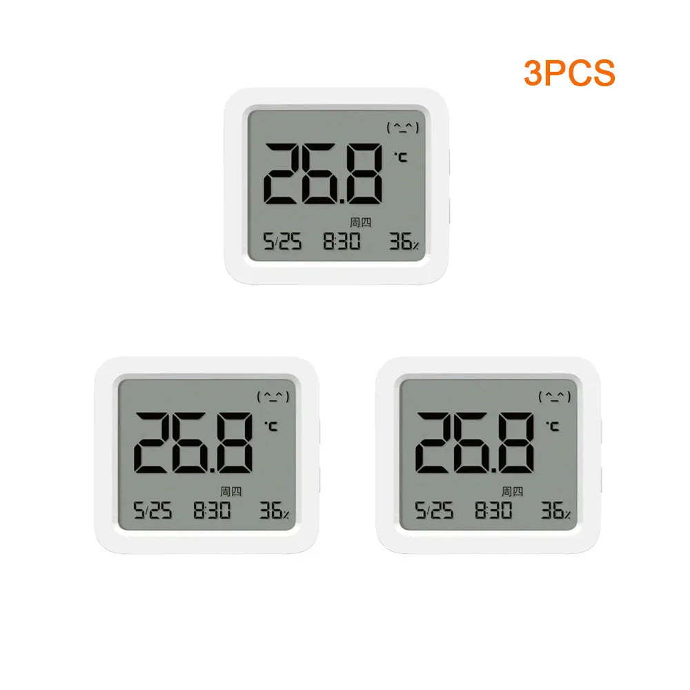 Xiaomi Mijia Smart Bluetooth Thermometer 3 Mesh LCD Wireless Electric Digital Hygrometer Temperature Humidity Works with Mijia
