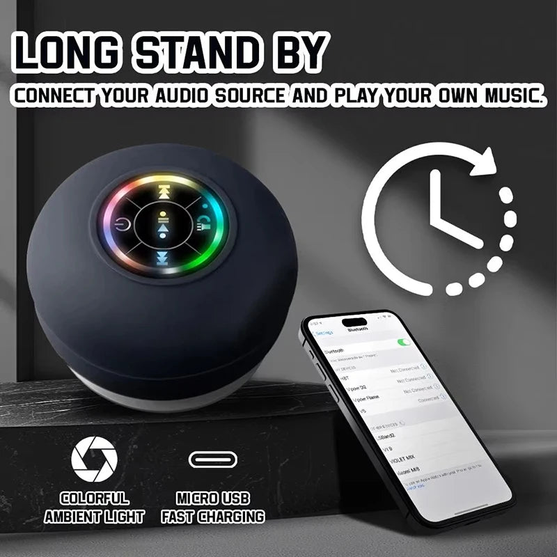 Bluetooth Speaker Portable Wireless Mini LED