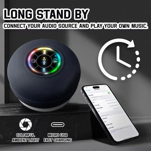 Bluetooth Speaker Portable Wireless Mini LED