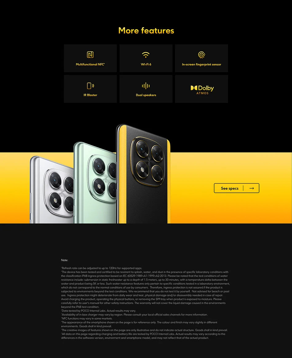 Global Version POCO X7 Smartphone Dimensity 7300-Ultra 6.67" 1.5K AMOLED Curved Display 45W Turbo Charging 50MP camera 5110mAh