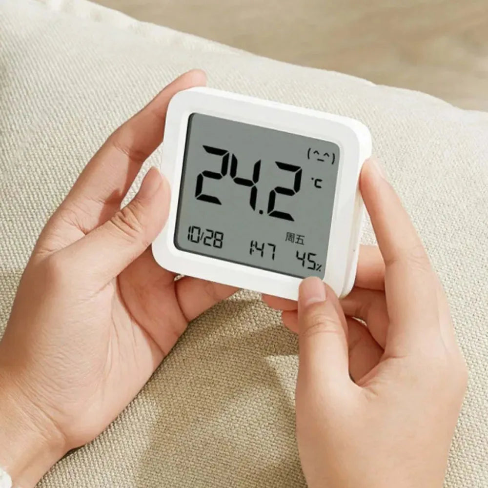 Xiaomi Mijia Smart Bluetooth Thermometer 3 Mesh LCD Wireless Electric Digital Hygrometer Temperature Humidity Works with Mijia