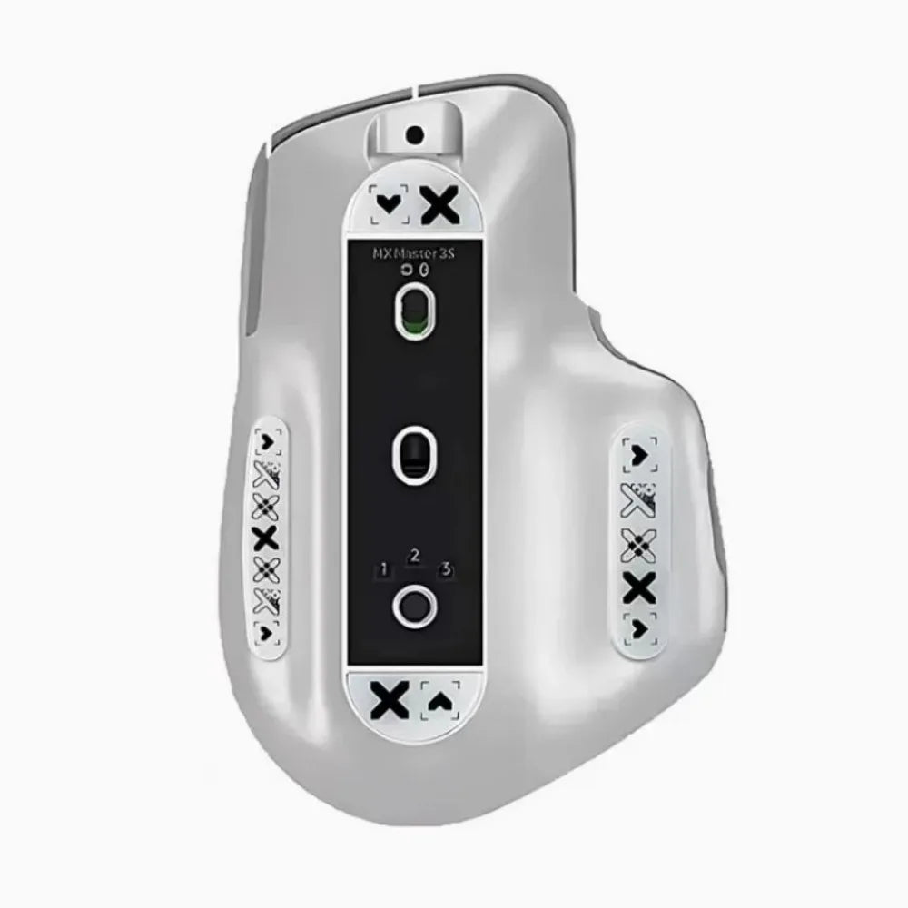 Glass Mouse Skates for Logitech MX Master 3/3s Durable Slim 2.5D Curved