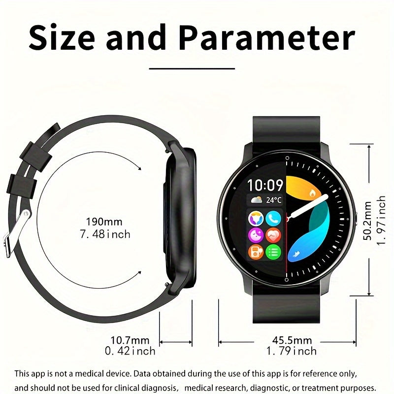 Smart Watch (Making/Answer Call) For Women Men, Wireless Calling Smartwatch